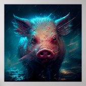 Pig-Poster Poster (Vorne)