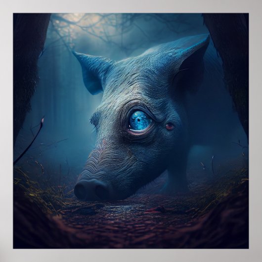 Pig-Poster Poster (Vorne)