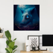 Pig-Poster Poster (Heimbüro)