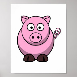 Pig Print - Cartoon Poster