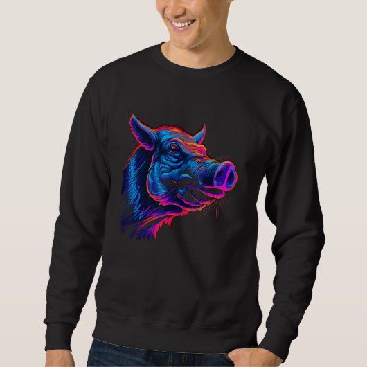 Pig Pursuit for Hog Hunting and Hog Assassin 1 Sweatshirt (Vorderseite)