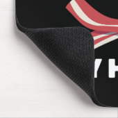 Pig Roast Byrbecue wird meiner Herzrhythmus-Grille Mousepad (Ecke)