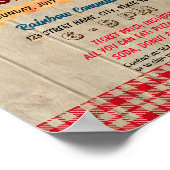 Pig Roast Fundraiser-Ereignisvorlage Poster (Ecke)