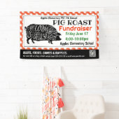 PIG ROAST Fundraiser PTO PTA Church Banner (Insitu)