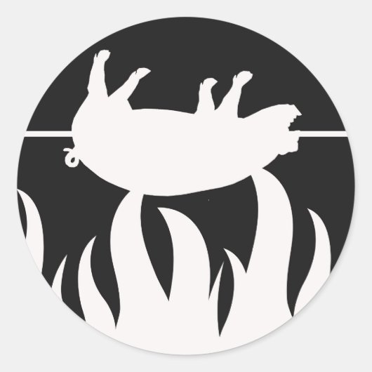 Pig Roast GRILLEN Sticker (Vorderseite)