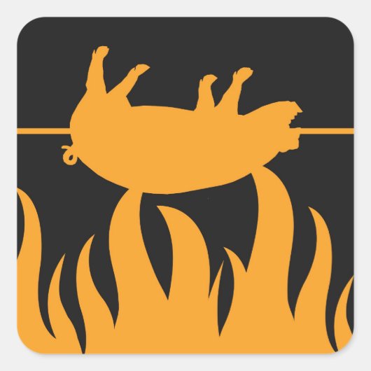 Pig Roast GRILLEN Sticker (Vorderseite)