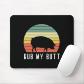 Pig Rub mein Hintern Pit Master Grillen Pork Bycon Mousepad (Mit Mouse)