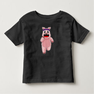 Pig Runner beim Sport Kleinkind T-shirt