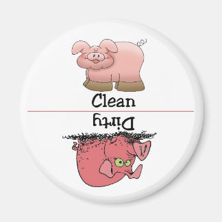 Pig Sauberes Geschirrspüler Magnet