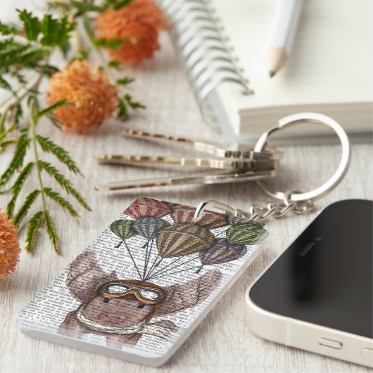 Pig Schlüsselanhänger (Vorderseite rechts)