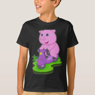 Pig Scooter T-Shirt