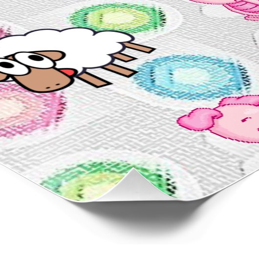 Pig Sheep Poster (Ecke)