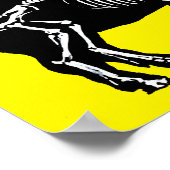 Pig-Skelettplakat Poster (Ecke)