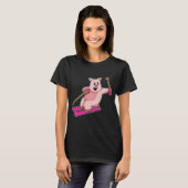 Pig Skier Ski T-Shirt (Vorne ganz)