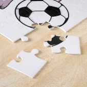 Pig Soccer Player Soccer Puzzle (Seite)