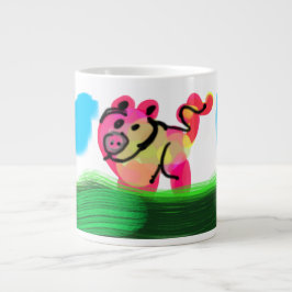 Pig spring  Jumbo-Tasse
