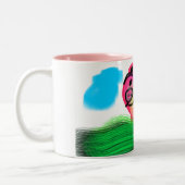 Pig spring  zweifarbige tasse (Links)
