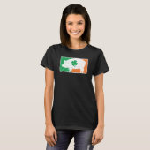 Pig St Patrick's Day Irish Flag C Distressed T-Shirt (Vorne ganz)