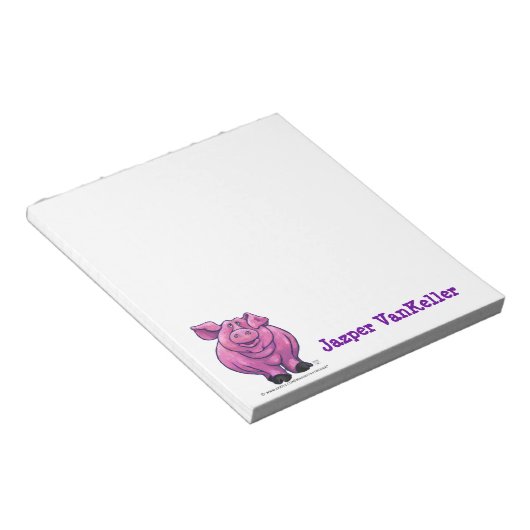 Pig Stationery Notizblock (angewinkelt)
