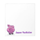 Pig Stationery Notizblock (Vorderseite)