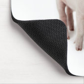 Pig Stehend nachsehen Mousepad (Ecke)