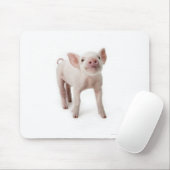 Pig Stehend nachsehen Mousepad (Mit Mouse)