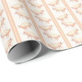 Pig Stripes  Geschenkpapier (Rolleneckpunkt)