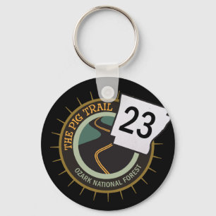 Pig Trail Highway 23 Arkansas Biker Road Schlüsselanhänger