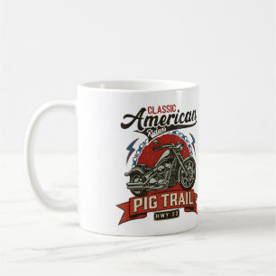 Pig Trail Scenic Byway Arkansas Motorrad-Geschenke Kaffeetasse