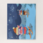 Pig und Fox Skipuzzle Puzzle (Vertikal)