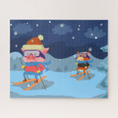 Pig und Fox Skipuzzle Puzzle (Horizontal)