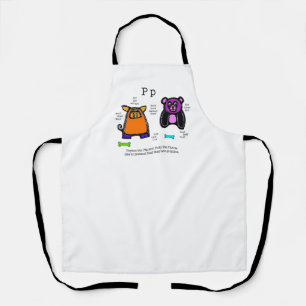 Pig und Panda Schürze
