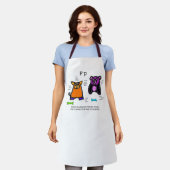 Pig und Panda Schürze (Getragen)