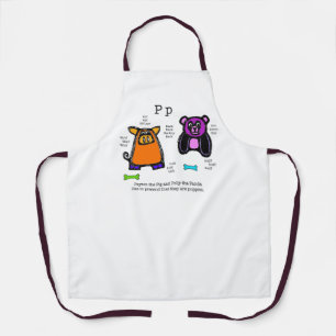 Pig und Panda Schürze