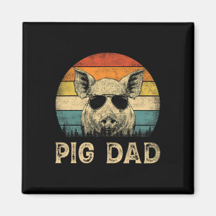 Pig Vater Pig liebt Daddy Vatertag Magnet