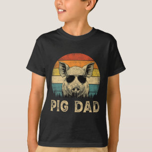 Pig Vater Pig liebt Daddy Vatertag T-Shirt
