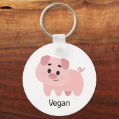 Pig Vegan Schlüsselanhänger (Rückseite)