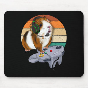 Pig Video Game Wildlife Animal Gift Guinea Schwein Mousepad