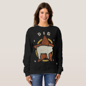 Pig Vintage Retro Classic Animal Sweatshirt (Vorne ganz)