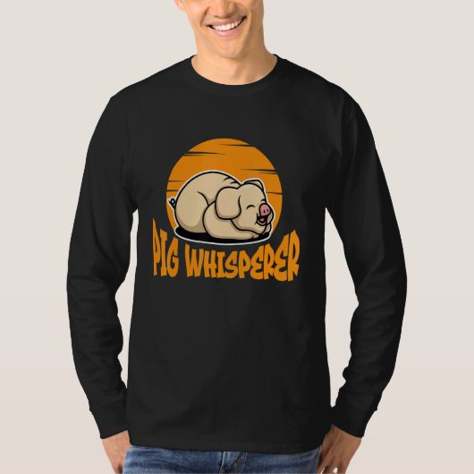 Pig Whisperer, Hog Lover, Cute Farmer, Funny Anima T-Shirt (Vorderseite)