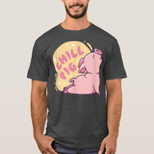 Pig Yoga Funny Pig Liebhaber Gabe Niedliche Yoga P T-Shirt