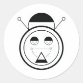 Pig Zodiac Runder Aufkleber (Vorderseite)