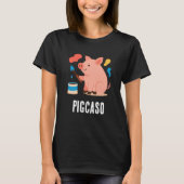 Pigcaso Punny T-Shirt (Vorderseite)