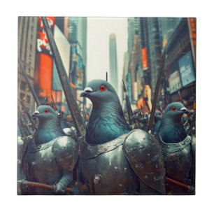 Pigeon Army Fliese
