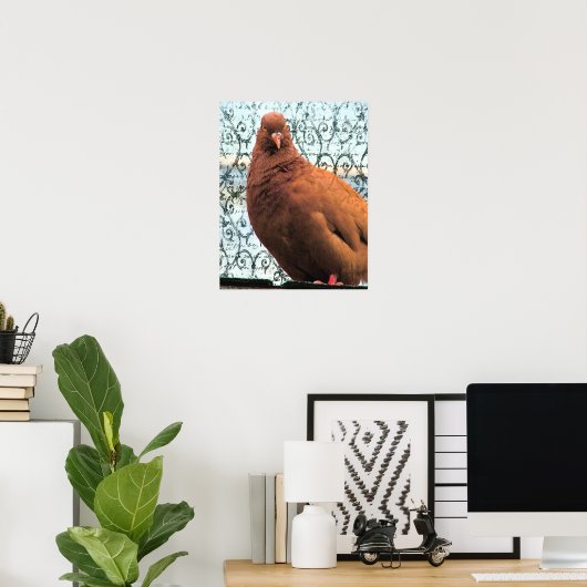 Pigeon Art Poster (Heimbüro)