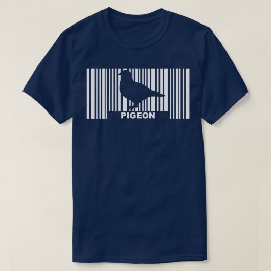 Pigeon Barcode 2 T-Shirt (Design vorne)