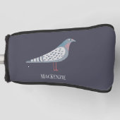 Pigeon Bird Personalisiert Golf Headcover (Vorderseite)