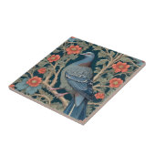 Pigeon Bird William Morris Stil Links Red Blume Fliese (Seite)