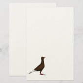 Pigeon Briefpapier (Vorne/Hinten)