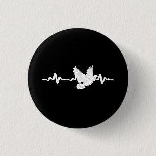 Pigeon Carrier Pigeon Heartbeat Button